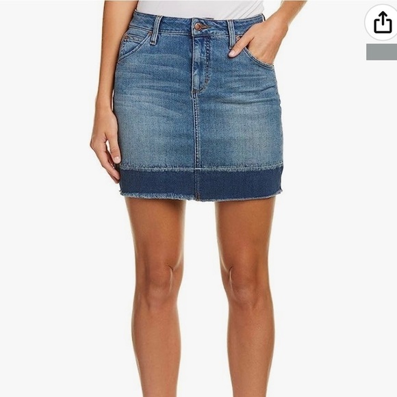 NWT Joes The Wasteland high rise skirt mended hem 26 waist - Picture 2 of 8